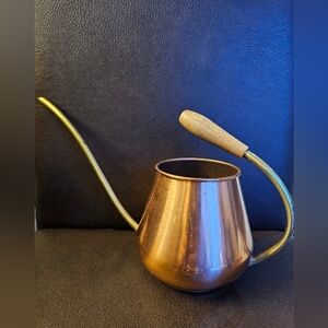 Vintage Copper Watering Can: Mid Century Garden & Home Decor